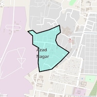 Azad Nagar Map