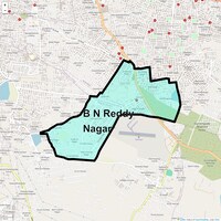 B N Reddy Nagar Map