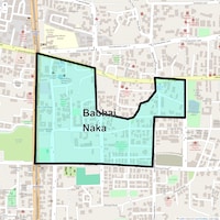 Babhai Naka Map