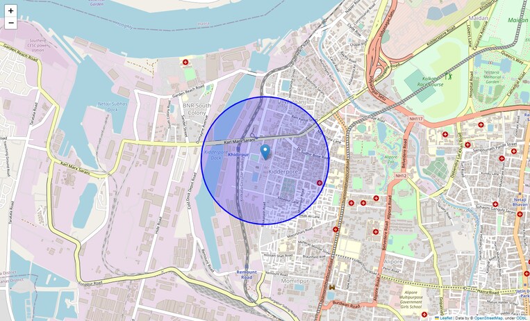 Location Map of Babu Bazar