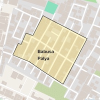 Babusa Palya Map