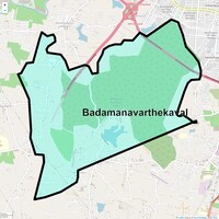 Badamanavarthekaval Map