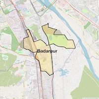 Badarpur Map