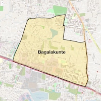 Bagalakunte Map