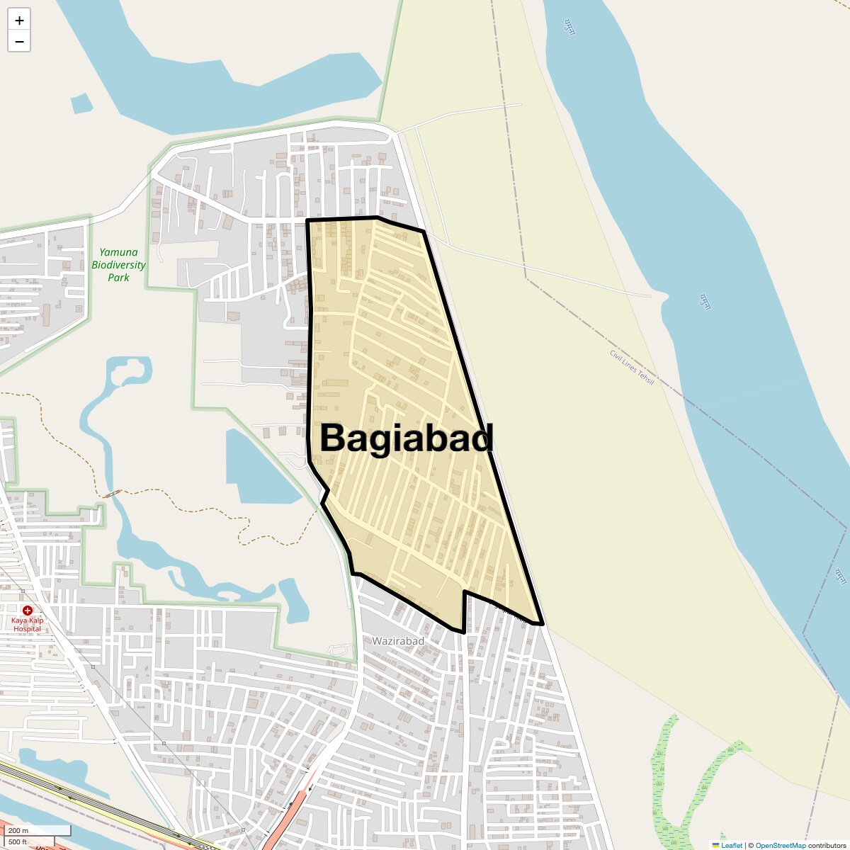 Check Time Travel of Bagiabad, Delhi