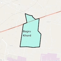 Bagru Khurd Map