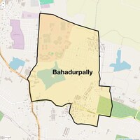 Bahadurpally Map