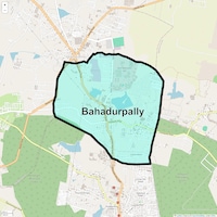 Bahadurpally Map
