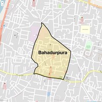 Bahadurpura Map