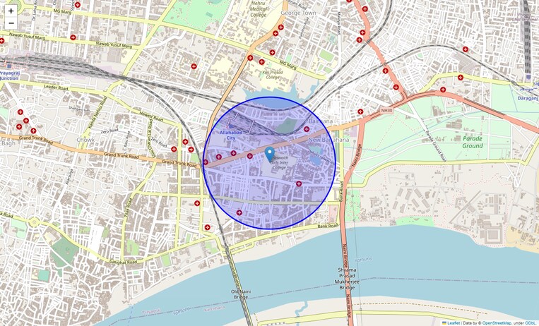 Location Map of Bai Ka Bagh