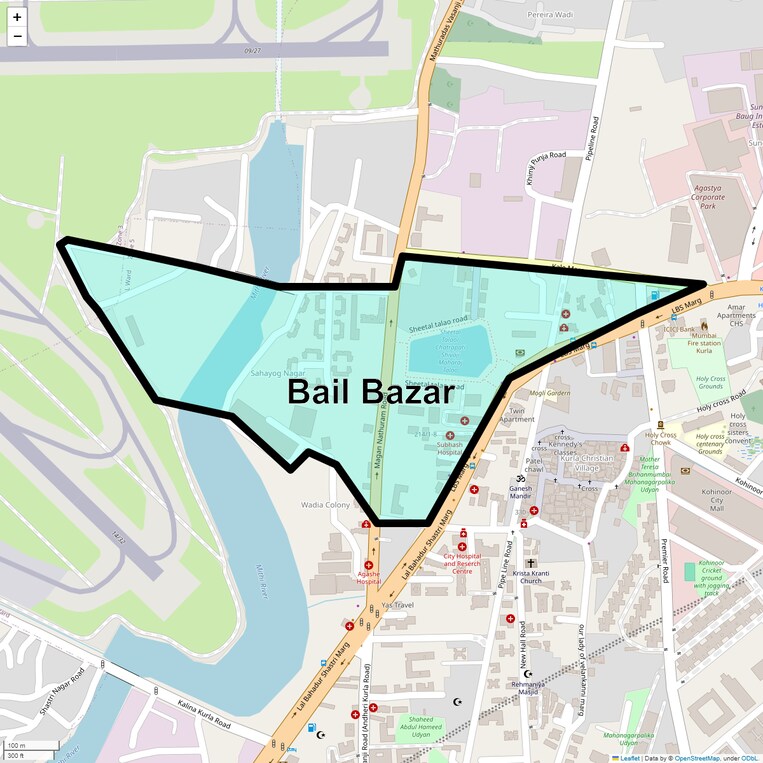 Location Map of Bail Bazar