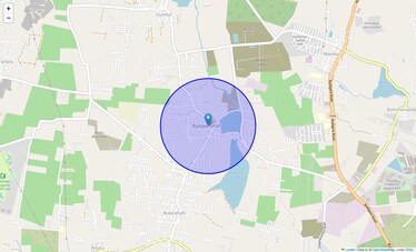 Location Map of Baiyappanahalli, Bangalore