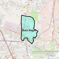 Bala Nagar Map