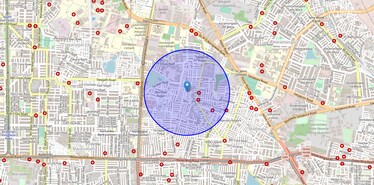 Location Map of Balaji Nagar, Bangalore