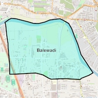 Balewadi Map