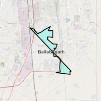 Ballabhgarh Map