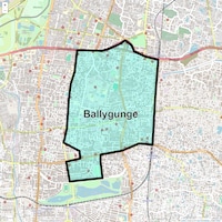 Ballygunge Map