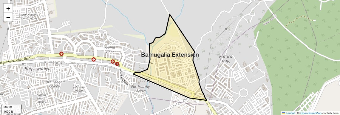 Check Time Travel of Bamugalia Extension, Bhopal