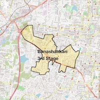 Banashankari 3rd Stage Map