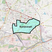 Banaswadi Map