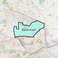 Banaswadi Map
