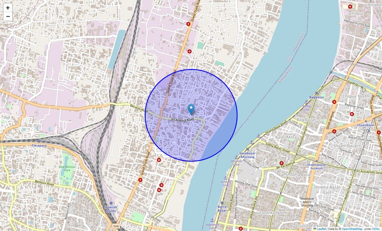 Location Map of Bandhaghat