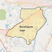 Bandlaguda Jagir Map