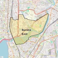 Bandra East Map