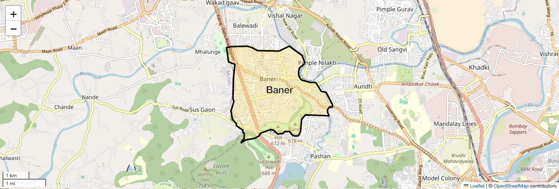 Baner Map