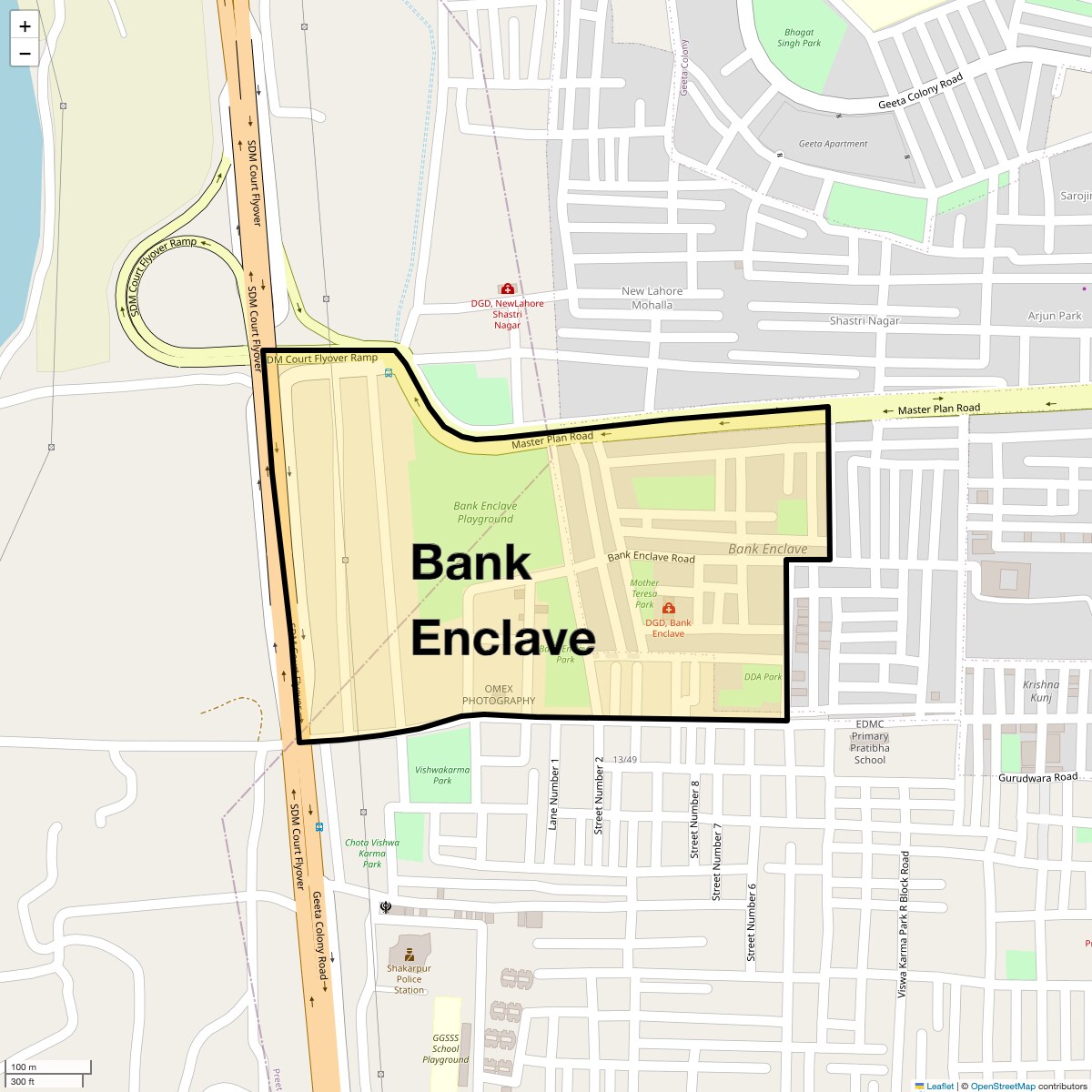 Check Time Travel of Bank Enclave, Delhi