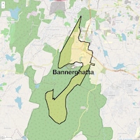 Bannerghatta Map