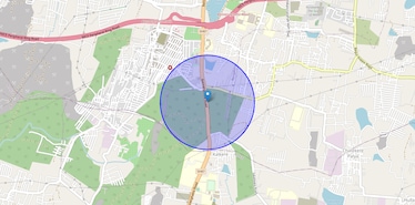Location Map of Bannerghatta Road, Bangalore