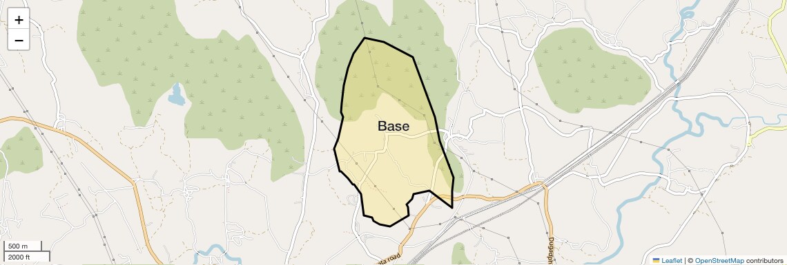 Location Map of Base, Thane