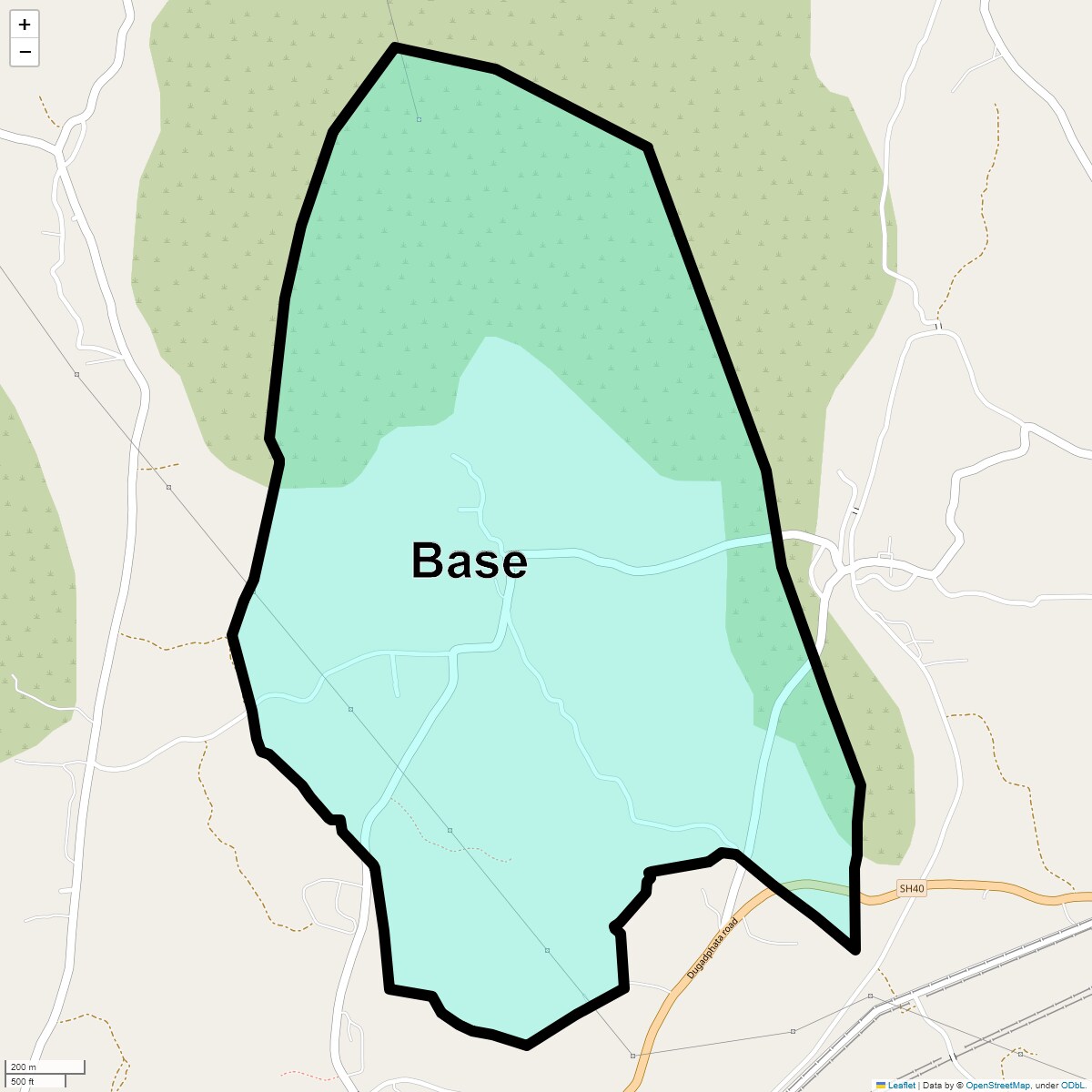Location Map of Base, Thane