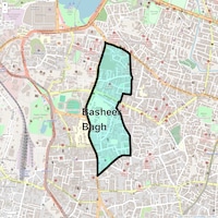 Basheer Bagh Map