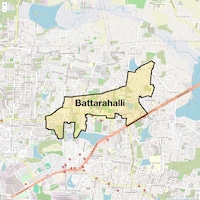 Battarahalli Map