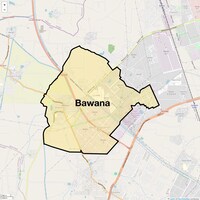 Bawana Map