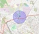 Check Time Travel of Bel Circle, Bangalore