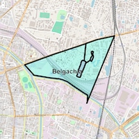 Belgachia Map