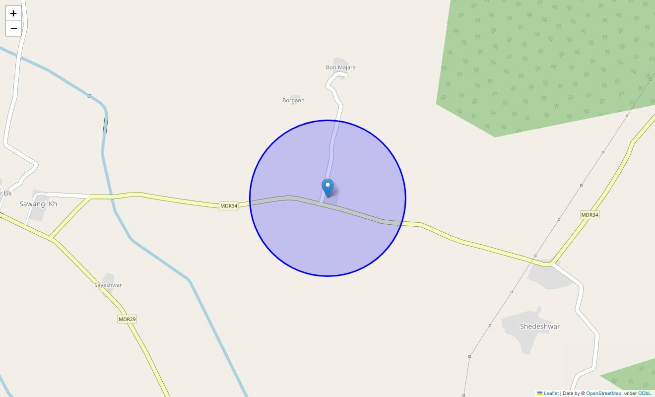 Location Map of Belpeth, Nagpur