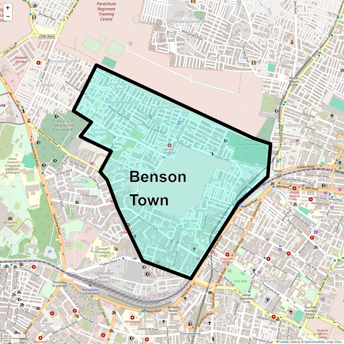 Benson Town Map