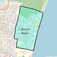 Besant Nagar Map