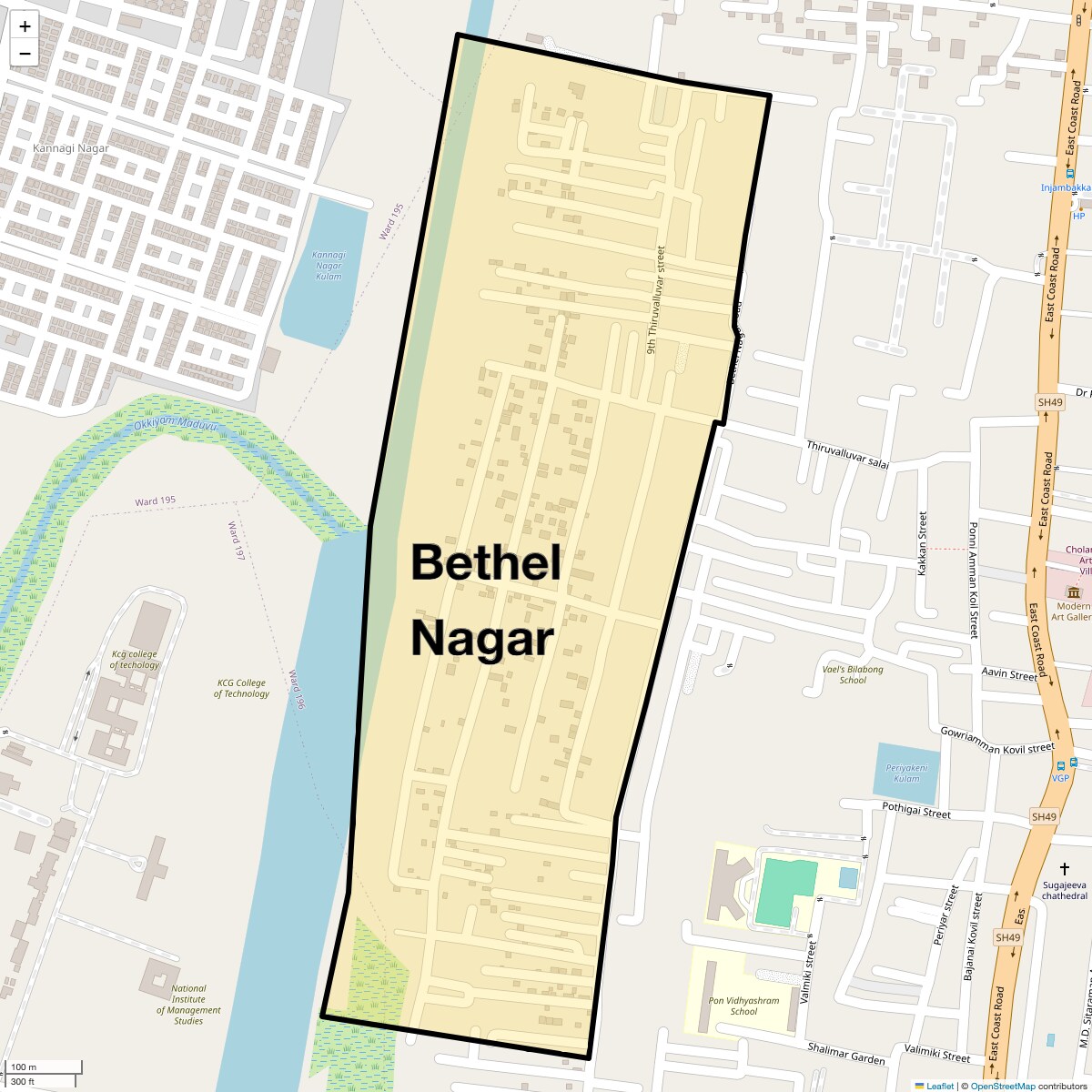 Bethel Nagar Map