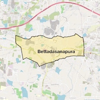 Bettadasanapura Map
