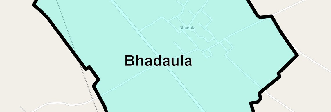 Location Map of Bhadaula, Ghaziabad