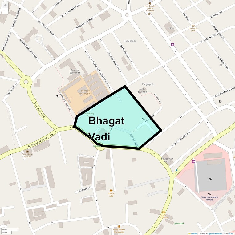 Location Map of Bhagat Vadi