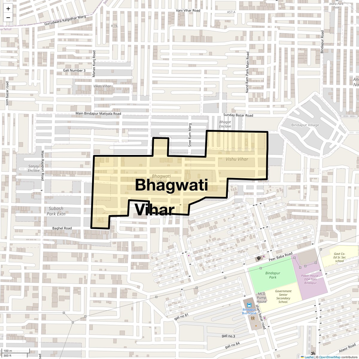 Check Time Travel of Bhagwati Vihar, Delhi
