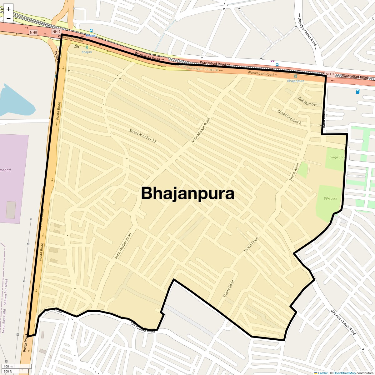 Check Time Travel of Bhajanpura, Delhi