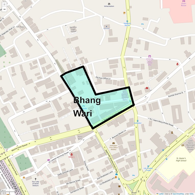 Location Map of Bhang Wari
