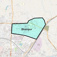 Bhanpur Map